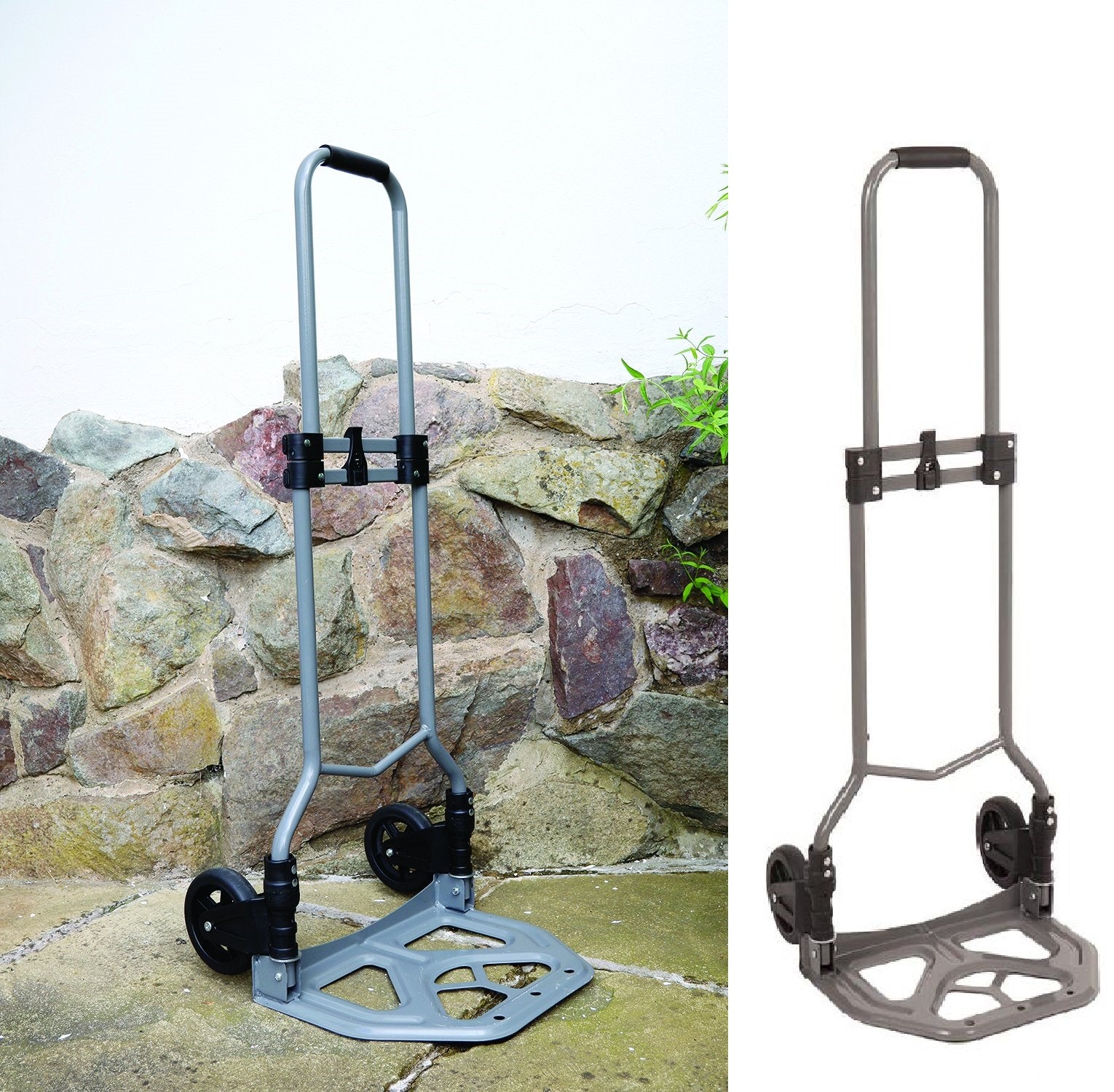 Heavy Duty Folding Foldable Hand Sack Truck Barrow Trolley Cart Wheel 50Kg Heavy Duty Folding Foldable Hand Sack Truck Barrow Trolley Cart Wheel 50Kg